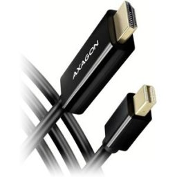 AXAGON RVDM-HI14C2 Mini-Display / HDMI Adaptateur [1x Mini port Display mâle - 1x HDMI mâle] 180 cm