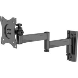SpeaKa Professional SP-WMM-202S Support mural pour écran 1 Écran(s) 33,0 cm (13) - 76,2 cm (30) noir inclinable, mobile, extensible