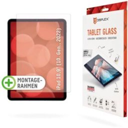 DISPLEX Tablet Glass Verre de protection décran Apple iPad 10.9 (10. Gen, 2022) 1 pc(s) anti-traces de doigts, résistant aux éraflures 01754