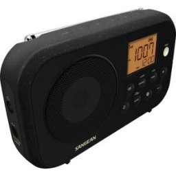 Sangean PR-D12 BT Radio de table ondes moyennes, FM Bluetooth noir