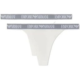 Giorgio Armani Emporio Armani String Ew000405_af19026 2 Unités White / White M Femme