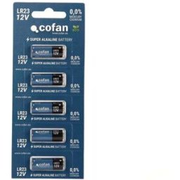 Cofan Pile Alcaline Lr23 12v 50 Units 50 Unités Blue One Size unisex