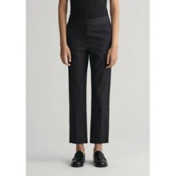 Gant Pantalon D1. Slim Cigarette Slack Ebony Black 46 Femme