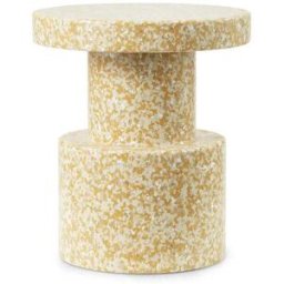 Tabouret en polyéthylène recyclé moutarde Bit Stool - Normann Copenhagen