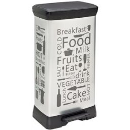 Curver DECO BIN 50L Poubelle a pédale 39 x 29 x 73 cm image cuisine 02162-K07