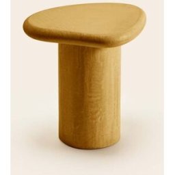 MADURA Table D'Appoint Myrko Terre d'ocre - JAUNE 52x68xH41 cm