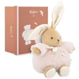 Kaloo Patapouf doudou lapin rose 17 cm