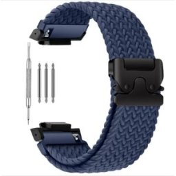 INF Bracelet de montre en nylon respirant compatible avec Casio G-SHOCK GA-110/GA120/700 avec boucle paracorde Bleu