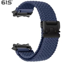 INF Bracelet en nylon élastique tressé avec boucle parachute compatible avec Amazfit T-Rex 3 Bleu
