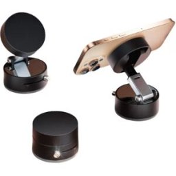 INF Support magnétique pour téléphone portable de voiture avec support pliable Le noir