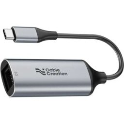 INF Adaptateur Type-C vers Ethernet filaire 5G, 5000Mbps/5Gbps RJ45, compatible avec Windows, Mac OS, Linux