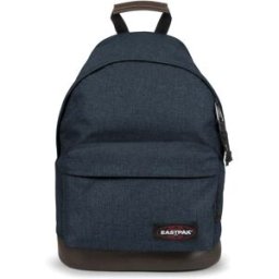 Eastpak Sac à Dos Étudiant Vintage Wyoming 24L Base Renforcée en Cuir, Résistant Triple Denim triple denim Moyen unisex