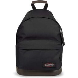 Eastpak Sac à Dos Étudiant Vintage Wyoming 24L Base Renforcée en Cuir, Résistant Black black Moyen unisex
