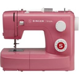 Singer Machine à coudre bras libre Simple 3223 avec table dextension rouge