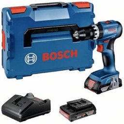 Perceuse-visseuse sans fil Bosch Professional GSB 18V-45 06019K3303 18 V 2.0 Ah Li-Ion + 2 batteries, + chargeur, + mallette