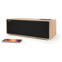 Enceinte Bluetooth Thomson M4630 Bois Clair Noir 150 W Avec Télécommande 15,5 X 45,5 X 17 Cm