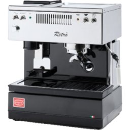Machine Expresso Quick Mill 0835 Retro Noir Avec Broyeur Intégré