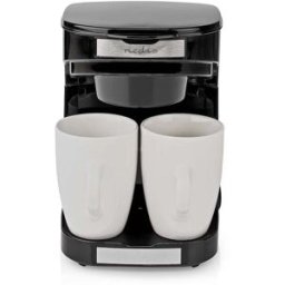 Machine À Café Filtre Nedis Comptoir Black Ground Coffee 2 Tasses