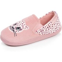 Isotoner - Chaussons Mocassins Enfant Rose Léopard blush 30 Fille