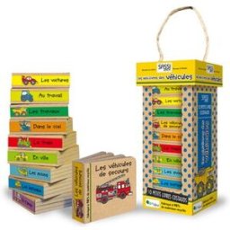 Les mini-livres des véhicules : 10 petits livres costauds Simon Abbott Sassi Junior