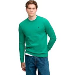 Superdry Pull Prep Essential Cotton Jumper Apple Green XL Homme