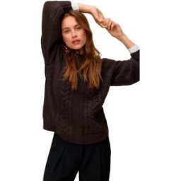 Vero Moda Pull Awtoa Chocolate Torte S Femme