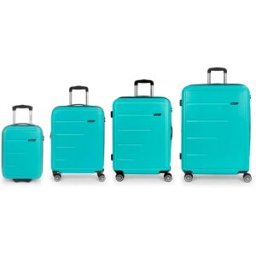 Gabol Valise à Roulettes Future Plus Spinner Expandable 240l 4 Unités Turquoise One Size unisex