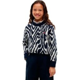 Tommy Hilfiger Pull Kg0kg09691 Blue AOP 16 Années Fille