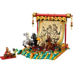 Lego Tableau vivant: le galop des chevaux