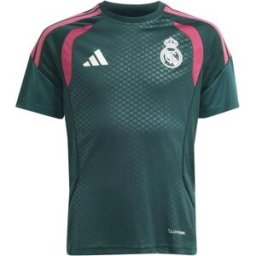 Adidas T-shirt Manches Courtes Junior Entraînement Real Madrid 26/27 Tiro26 Competition Jersey Aurora Ivy / Wild Pink 9-10 Années Garçon,Fille
