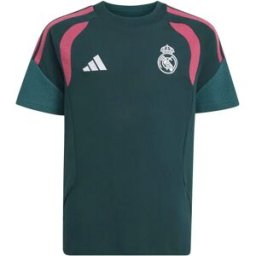 Adidas T-shirt Manches Courtes Junior Real Madrid 26/27 Aurora Ivy / Rich Green 9-10 Années Garçon,Fille