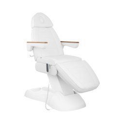 Fauteuil esthétique - 3 moteurs - 300 W - 203 x 62 x 64 - 86 cm - 150 kg - Blanc