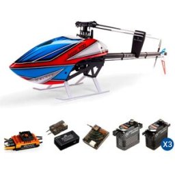 Blade Rc Hélicoptère Rc Fusion 700 Kit Super Combo Brushless Blue / Red / White One Size unisex