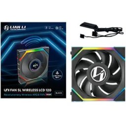 Lian-Li Ventilateur Sl Wireless Lcd 120 Mm Black One Size unisex