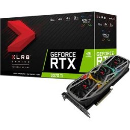 PNY Carte Graphique Nvidia Geforce Rtx 3070 Ti Xlr8 Gaming Revel Edition 8gb Gddr6 Black One Size unisex