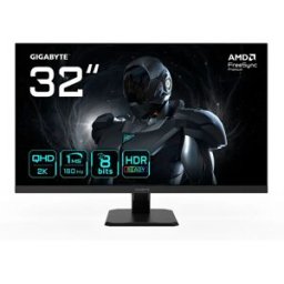 Gigabyte Écran Gaming Gs32qa 32´´ Qhd Qhd Black One Size unisex