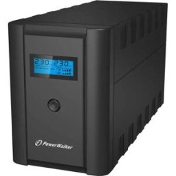 Powerwalker Onduleur Vi 2200 Lcd/fr Double Conversion 2.2kva 4 Prises 1200w Black One Size unisex