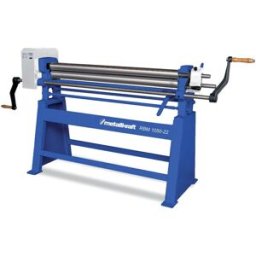 Rouleuse manuelle à 3 rouleaux asymétriques largeur du travail 1050 mm épaisseur jusque 2 mm en acier Metallkraft RBM1050-22