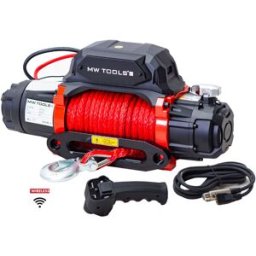 Treuil électrique 12V 5443 kg câble 26m synthétique télécommande sans fil MW Tools SEL550012SR