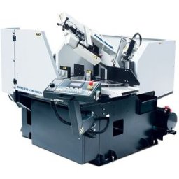 Scie à ruban automatique CNC pour métaux 0-60° capacité 230 mm 1,5 kW 400V variateur de fréquence 20-100 m/min Metallkraft BMBS230X280 CNC-G
