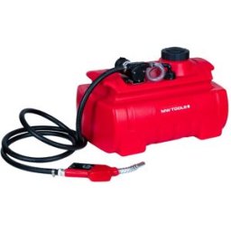 Cuve station de ravitaillement Diesel Rouge Fioul en PE 100 L avec pompe 12 V MW Tools TDC10012