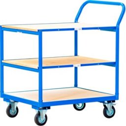 Plateau de transport 3 étagères 250 kg MW Tools SHC253