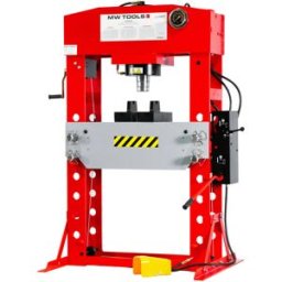 Presse d'atelier hydropneumatique 100T avec cylindre mobile MW Tools PPH100B