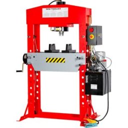 Presse d'atelier électro-hydraulique 75 t avec cylindre mobile 3x400V MW Tools PEH75