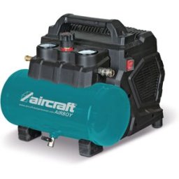 Compresseur silencieux sans huile cuve 6 L 0,6 kW / 0,81Ch 111 L/min 8 bars 230V Aircraft AIRBOY SIL 111 OF E