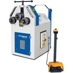 Cintreuse à 3 galets électrique avec 2 galets motorisés positionnement horizontal vertical 1,5 kW 400V Metallkraft PRM35F