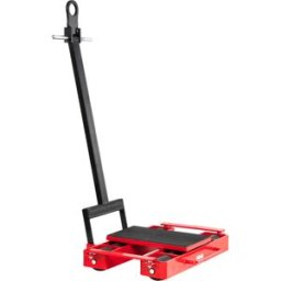 Timon rouleur 6 t 8 galets en nylon plateau rotatif avec poignée MW Tools TRA6