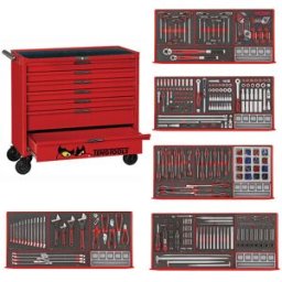 Servante rouge foam midi master set 7 tiroirs Teng Tools TCEMM411N2