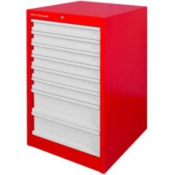Armoires d'atelier à 8 tiroirs Serie DEK Largeur 590 mm Profondeur 628 mm Hauteur 950 mm MW Tools DELK8