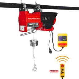 Palan électrique à câble rapide 300/600kg 35/17,5m 1,3 kW 230 V télécommande SANS fil MW Tools SL30040-R